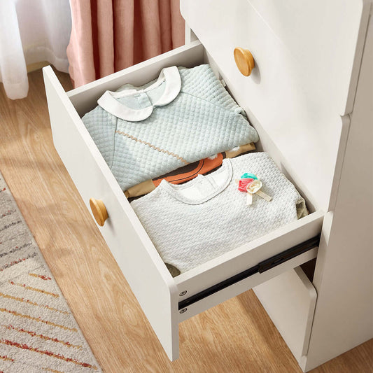 Lucas Kids White Drawer Chest