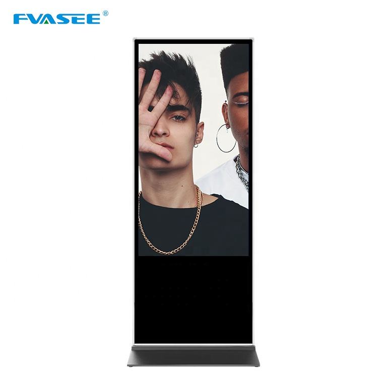 FVASEE XF-4302VT Floor Standing & Wall-Mounted LCD Digital Signage – 43” 2K/4K Advertising Display Screen