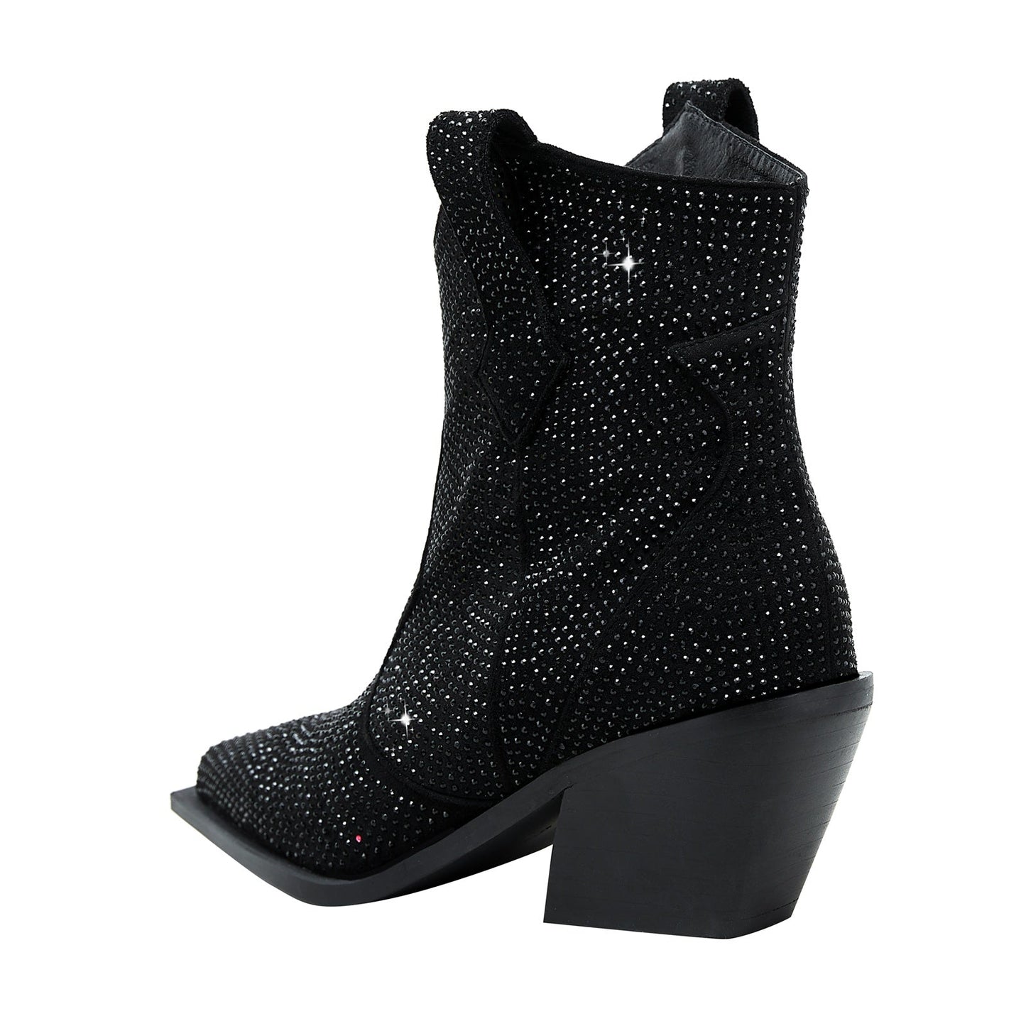 Rhinestone Embellished Cowgirl Boots-2