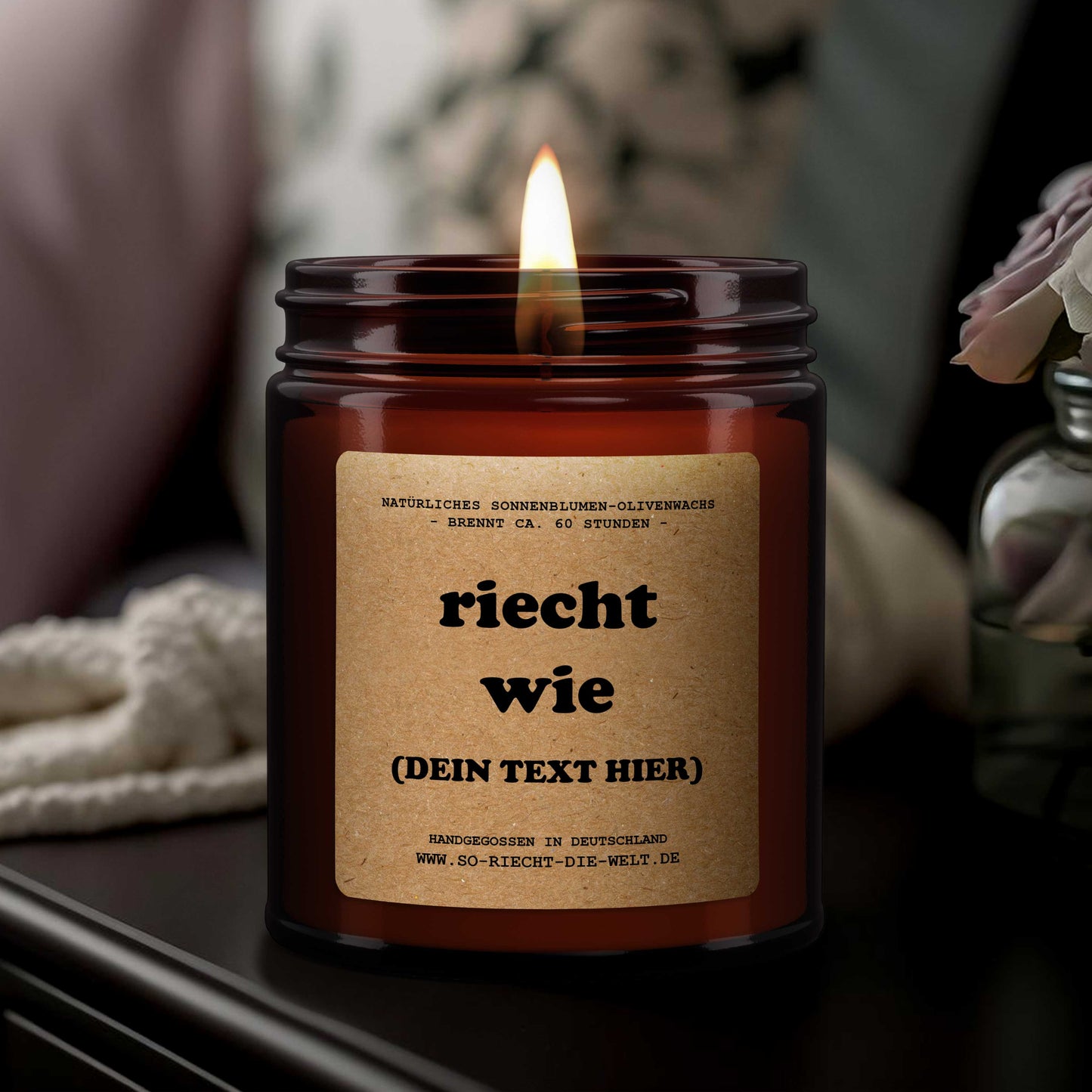 Individuelle riecht wie Kerze, Duftkerze, Kerze, Geschenk