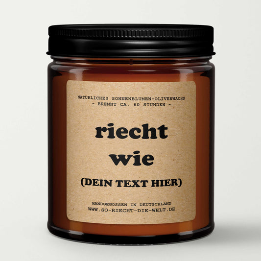 Individuelle riecht wie Kerze, Duftkerze, Kerze, Geschenk
