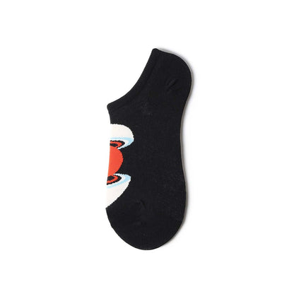 Ring Lightweight Summer Women 5pcs Ankle Socks Set-3