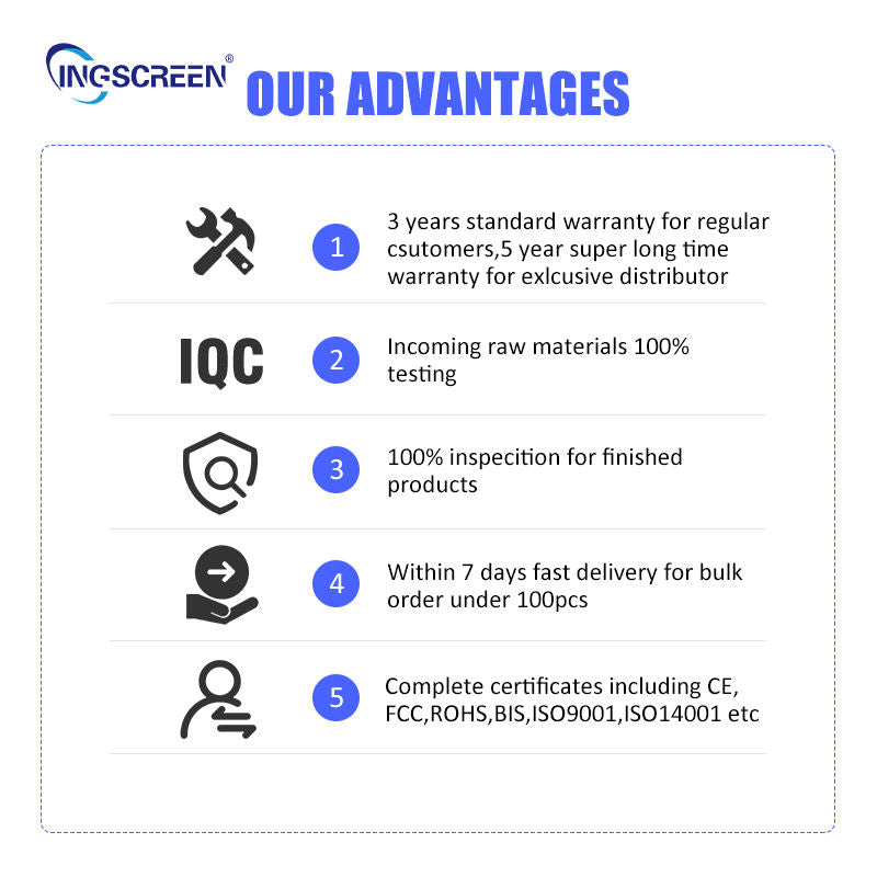 INGSCREEN 22” / 32” / 43” / 49” / 55” Touch Screen Self-Service Interactive Kiosk with Built-in Camera
