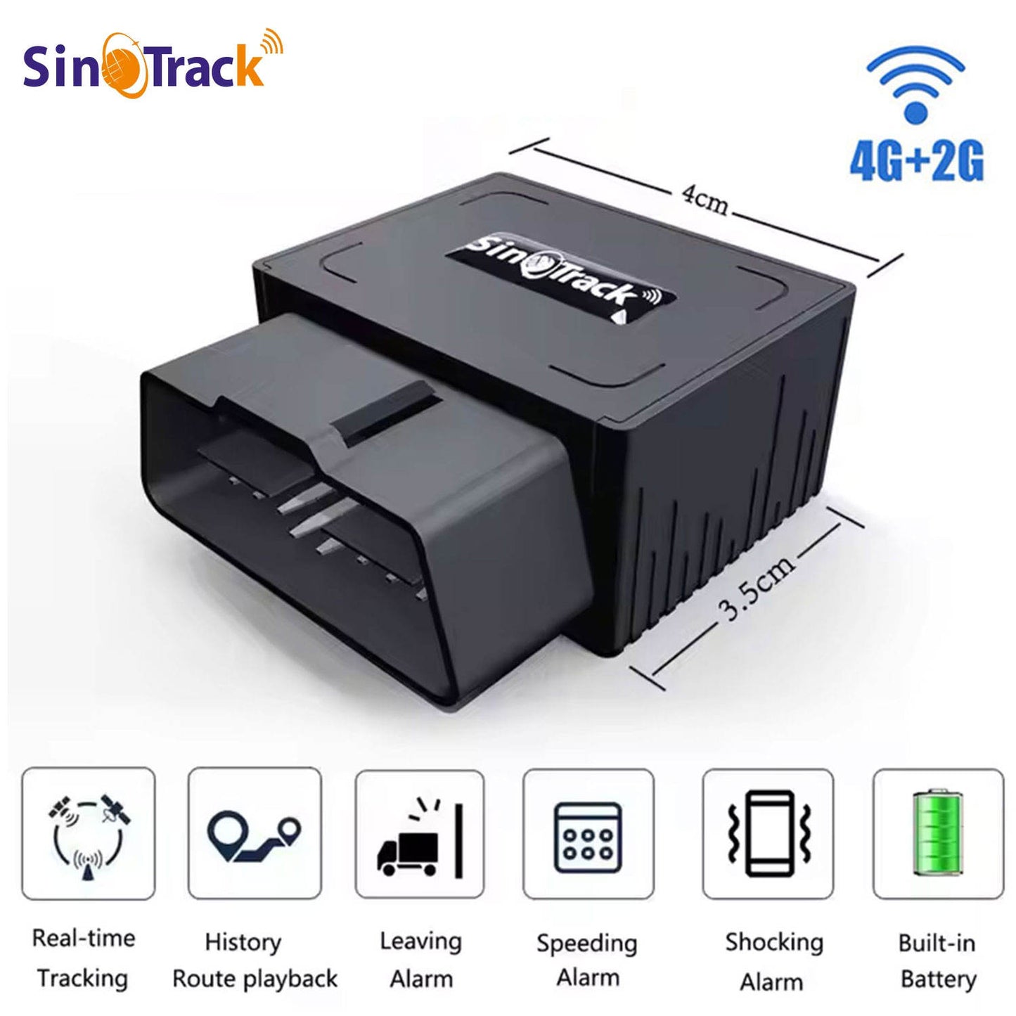 SinoTrack ST-902L 4G OBD II Real-Time GPS Tracker
