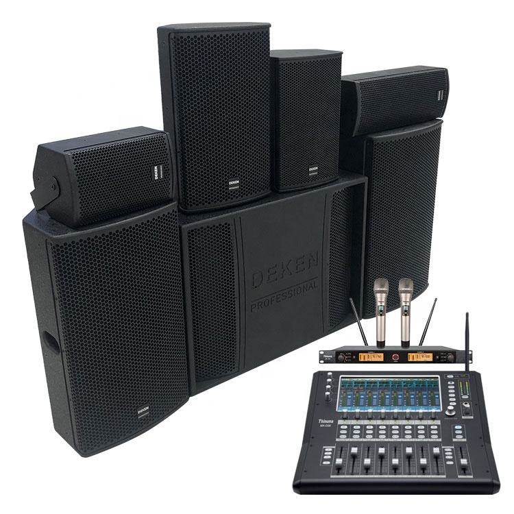DEKEN FLEX T15 Professional Speaker Audio System Sound 15 Inch Speaker Outdoor Stage Full Range Frequency Church Loudspeaker