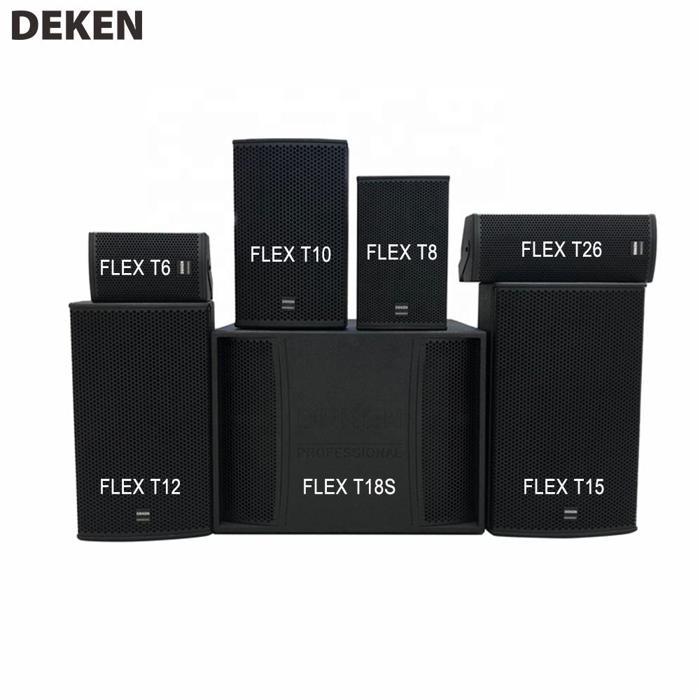 DEKEN FLEX T15 Professional Speaker Audio System Sound 15 Inch Speaker Outdoor Stage Full Range Frequency Church Loudspeaker