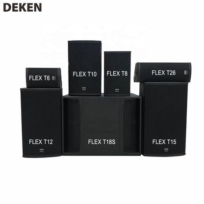 DEKEN FLEX T15 Professional Speaker Audio System Sound 15 Inch Speaker Outdoor Stage Full Range Frequency Church Loudspeaker