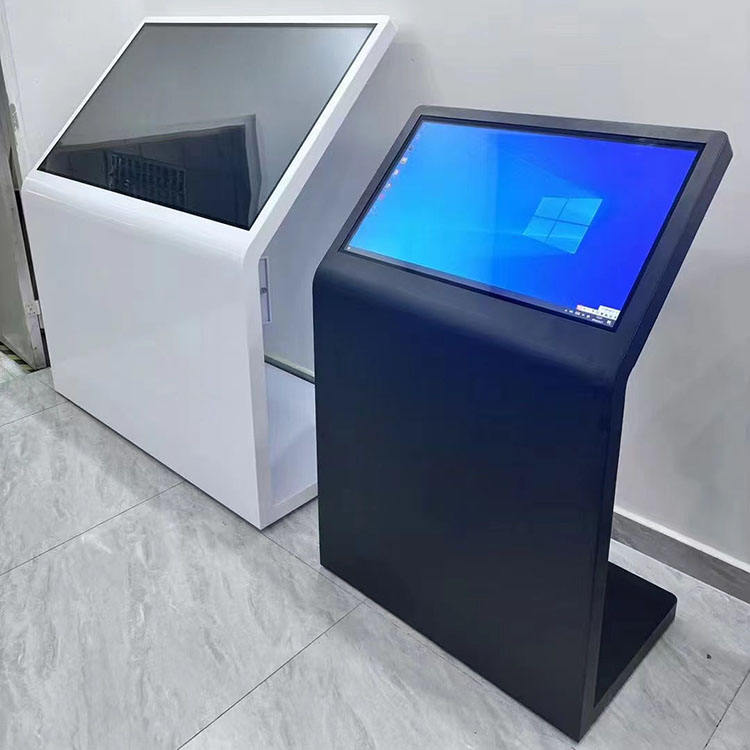 21.5" / 32" / 43" / 49" / 55" Inclined L-Shaped Front-End Touch Query All-in-One Machine Interactive Touch Display Screen