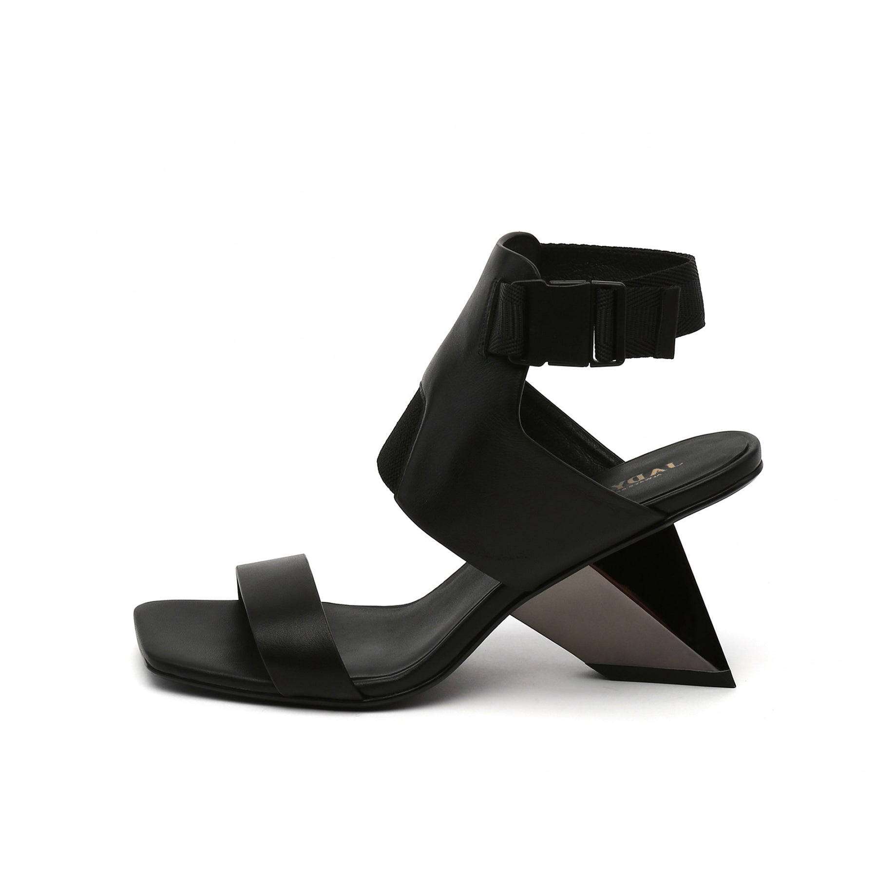 Striking Slip-On Ankle Strap Gravity Block Heel Sandals-0