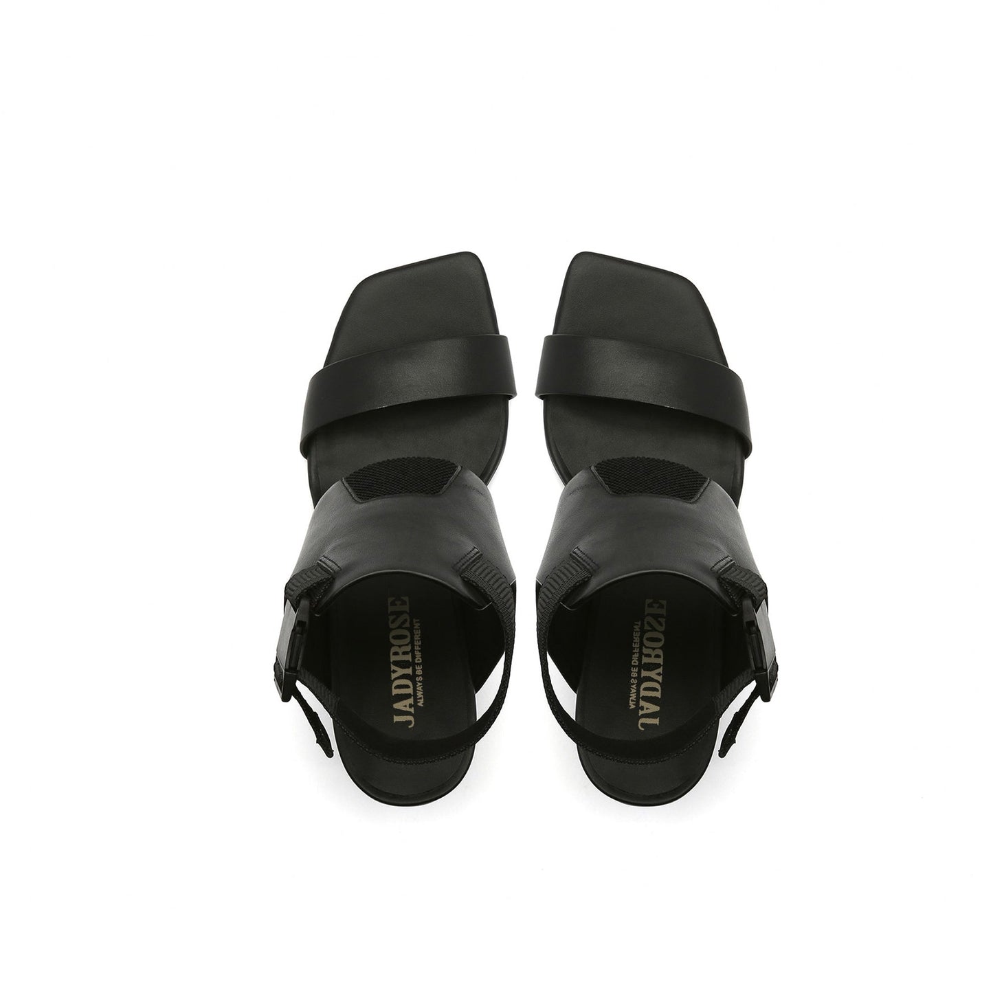 Striking Slip-On Ankle Strap Gravity Block Heel Sandals-4