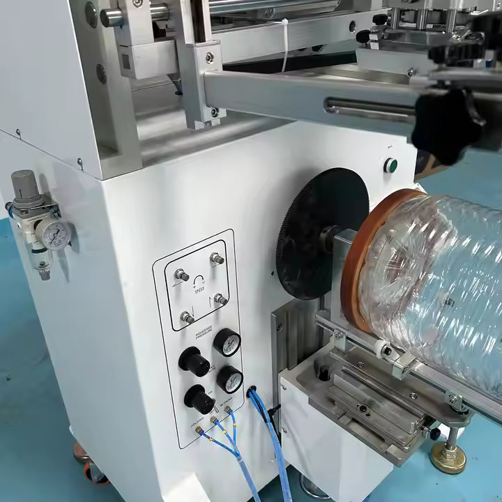 High-speed Printing Tube Round Surface Single-color Semi-automatic Screen Printing Machine for Tube, Cup Screen Printers