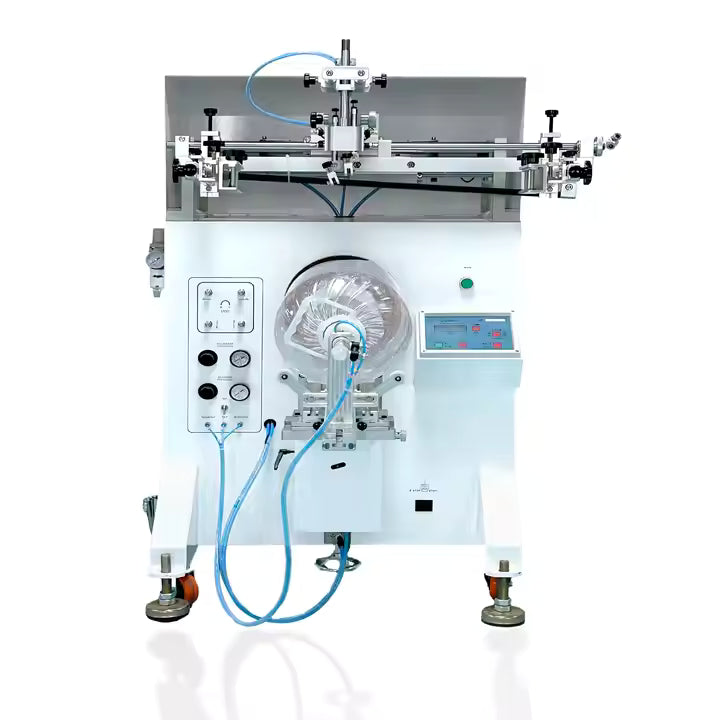 High-speed Printing Tube Round Surface Single-color Semi-automatic Screen Printing Machine for Tube, Cup Screen Printers