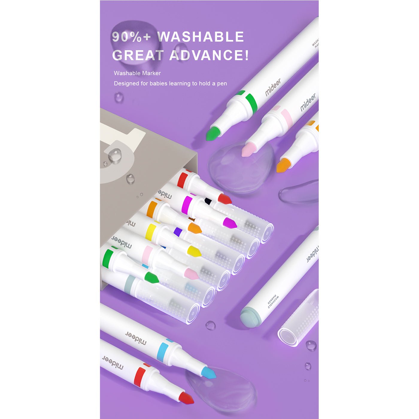 Washable Marker 36 Colors-2