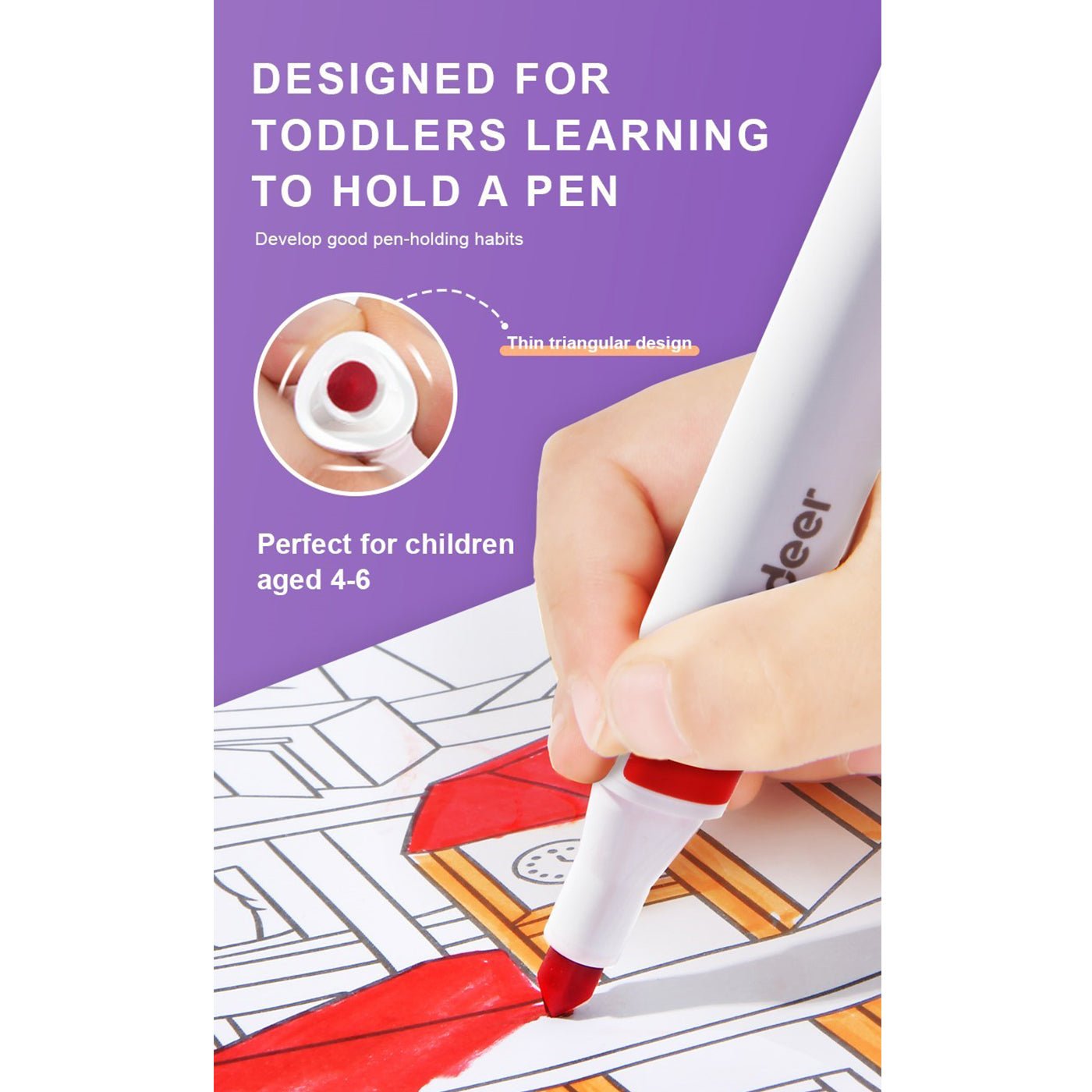 Washable Marker 36 Colors-3