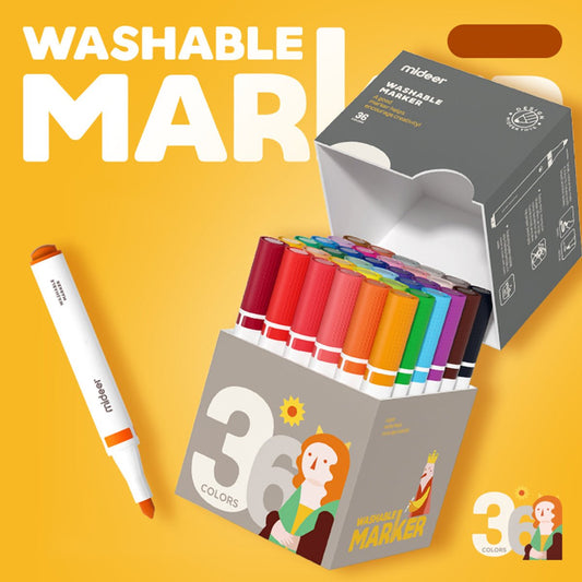 Washable Marker 36 Colors-1