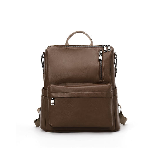 Waterproof Portable Vintage Laptop Backpack-0