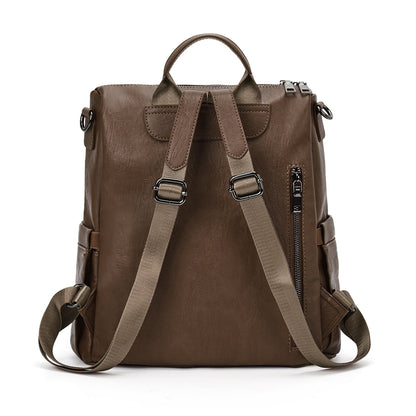 Waterproof Portable Vintage Laptop Backpack-2