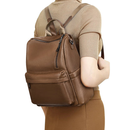 Waterproof Portable Vintage Laptop Backpack-3